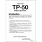 Seiko TP-50 User Manual