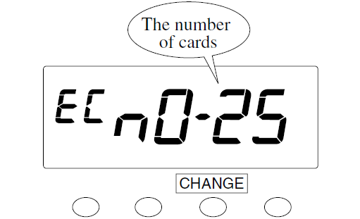 Seiko QR-395 Time Clock (perform a card transfer - step 3)