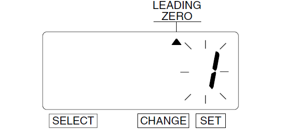 Seiko TP-5 Time Clock (change leading zero style - step 3)