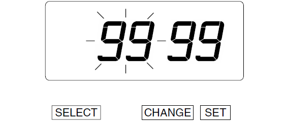 Seiko TP-5 Time Clock (change password - step 4)