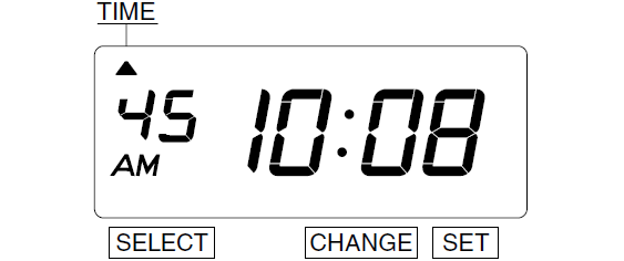 Seiko TP-5 Time Clock (change password - step 6)