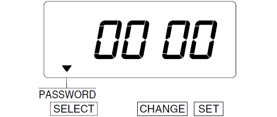 Seiko TP-5 Time Clock (delete password - step 9a)